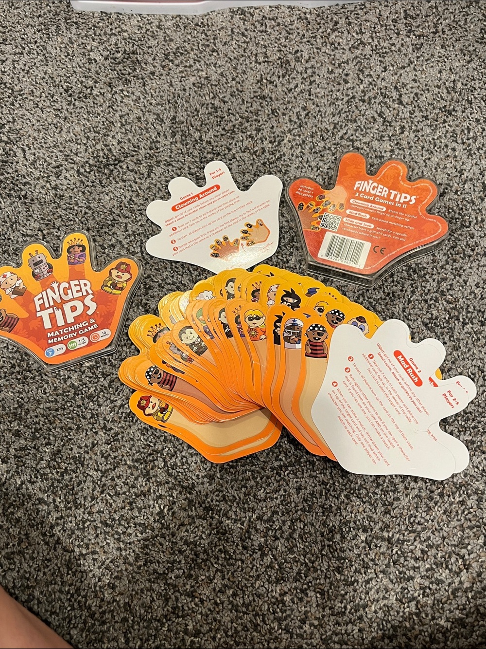 Finger Tips Matching & Memory Game Ages 3+ - Picture 2 of 2